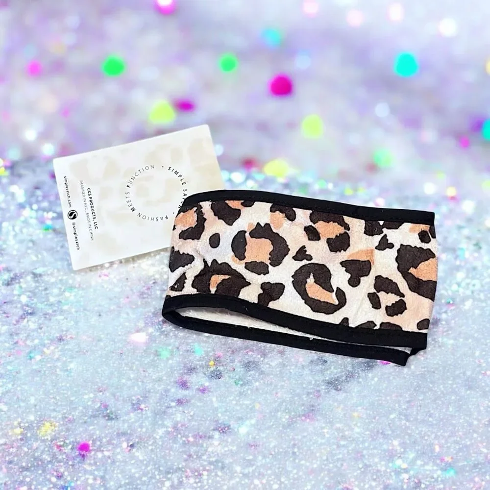 SIMPLE SATCH Spa Headband In Leopard Brand New In Package